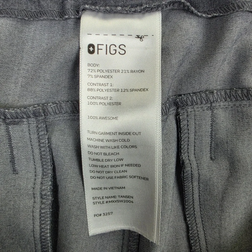 FIGS Tansen Jogger Scrub Pants Men's XL Gray MXXSW2004 Technical Collection